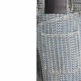 Women's Jacquard denim jeans (4)