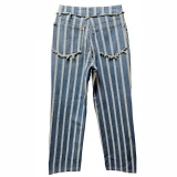 Women's Jacquard denim Jeans (2)