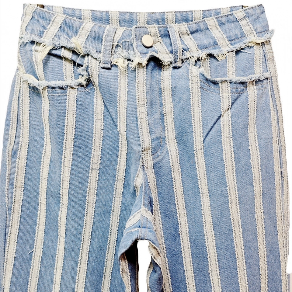 Women's Jacquard denim Jeans (4)