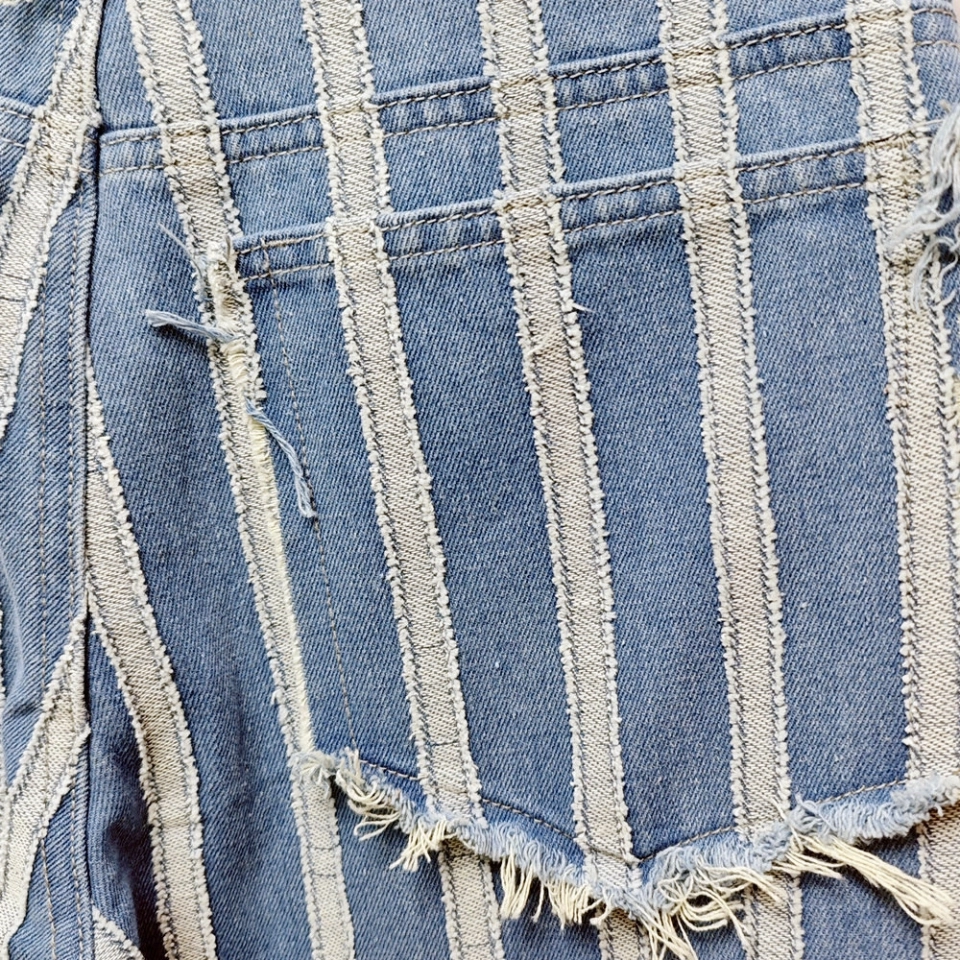Women's Jacquard denim Jeans (5)