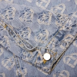 Women's Jacquard straight leg jeans (3)