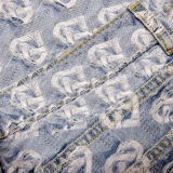 Women's Jacquard straight leg jeans (4)