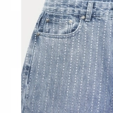 Women's Jeans-Rhinestone decoration (3)