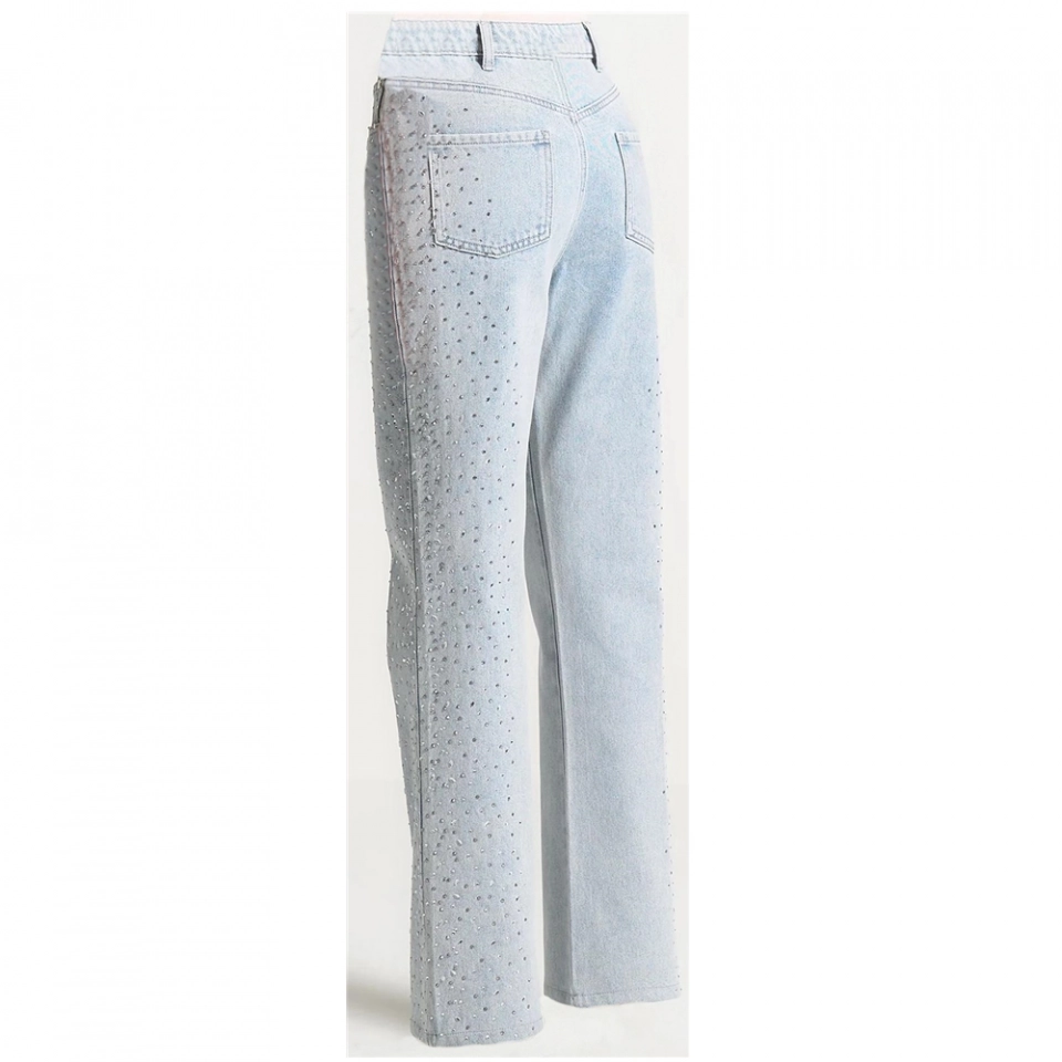 Women's Jeans-Rhinestone decoration (4)