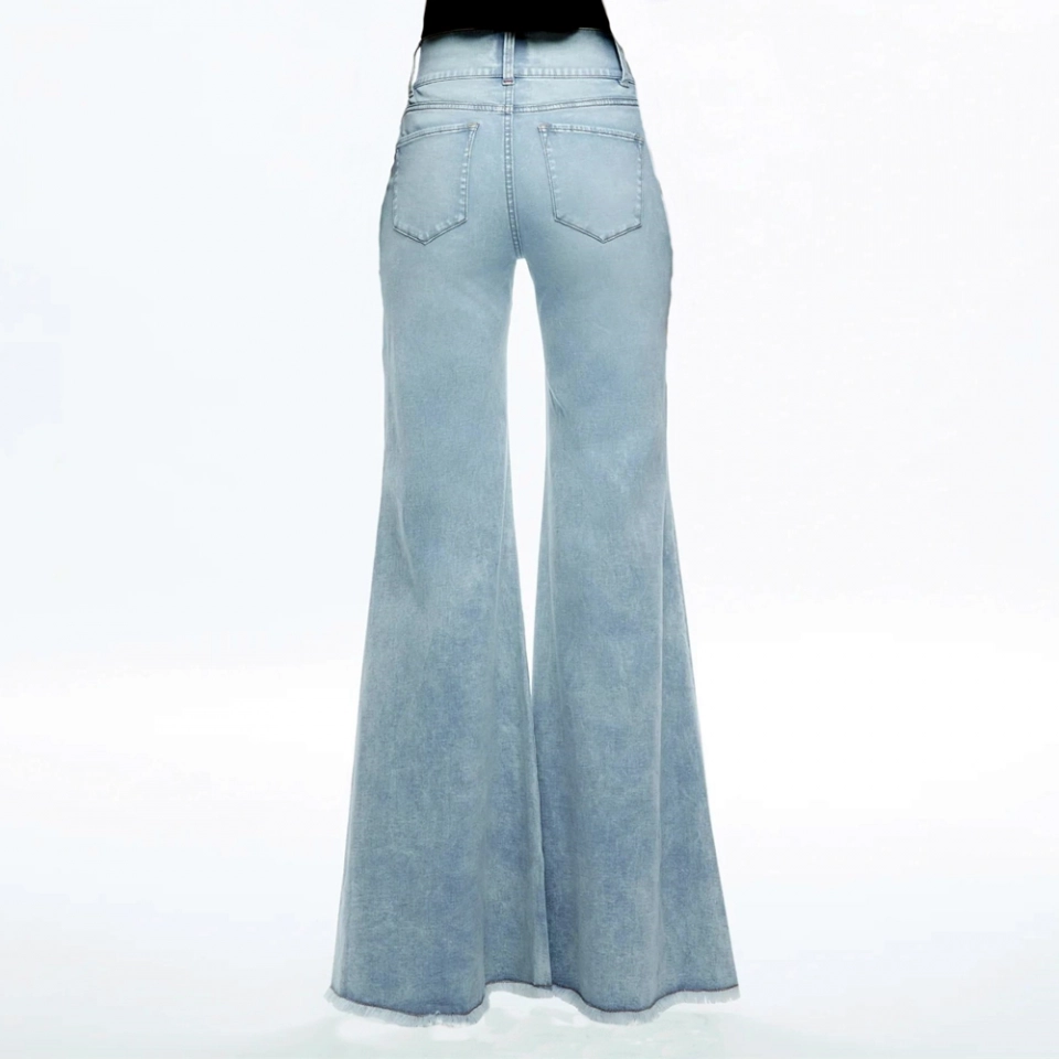 Women's Low-rise, flared jeans (3)