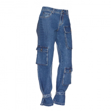Women's Mid-waist + constricted hem jeans