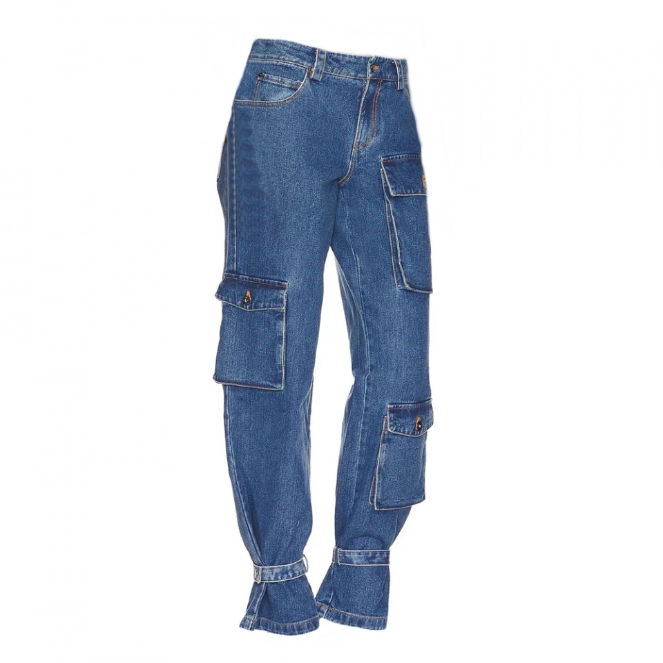 Women's Mid-waist + constricted hem jeans