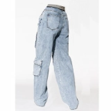 Women's Mini-Cargo Jeans (3)