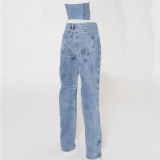 Women's Multi-stitched jeans (2)