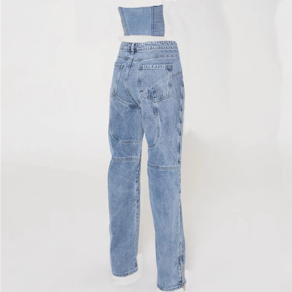 Women's Multi-stitched jeans (2)