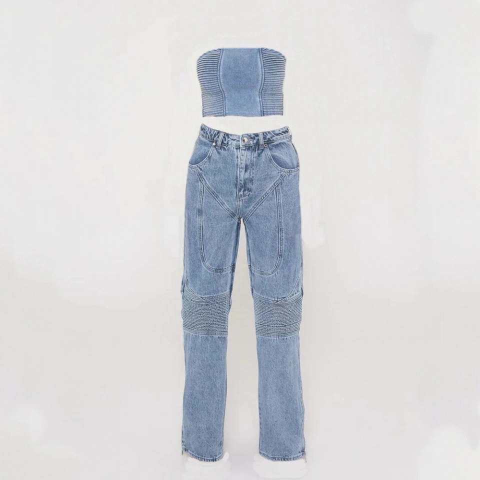 Women's Multi-stitched jeans (3)