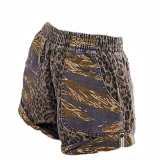 Women's shorts, leopard print + camouflage print mix (2)