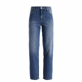 Women's Side seam metal chain jeans