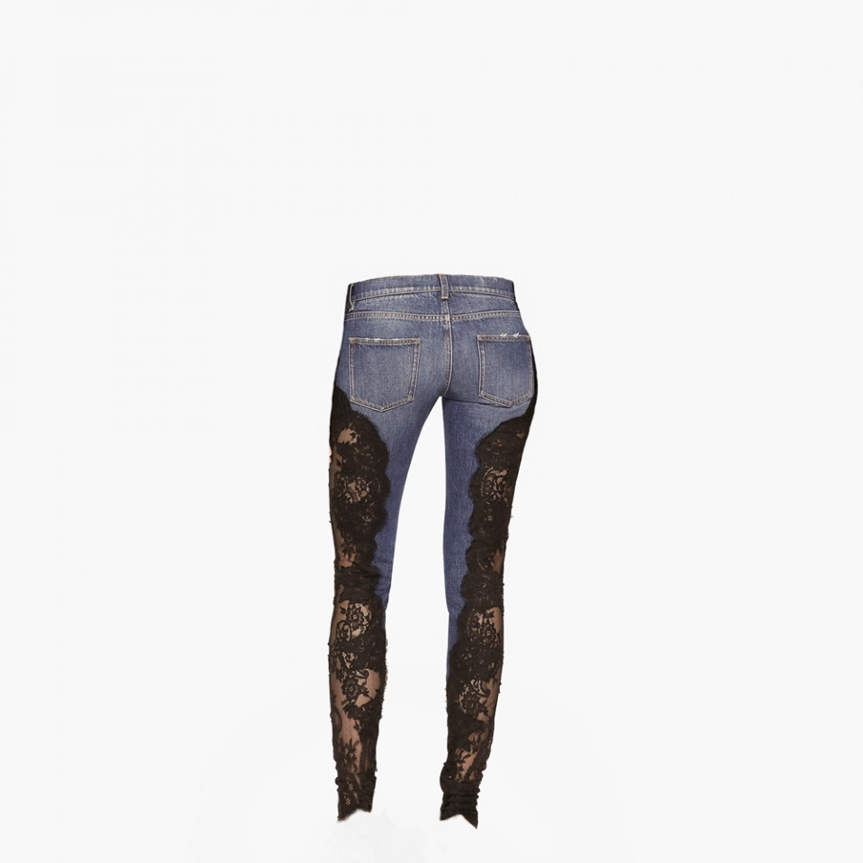 Women's Skinny Lace Jeans (4)