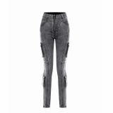 Women's Super Stretch Cargo Jeans (2)