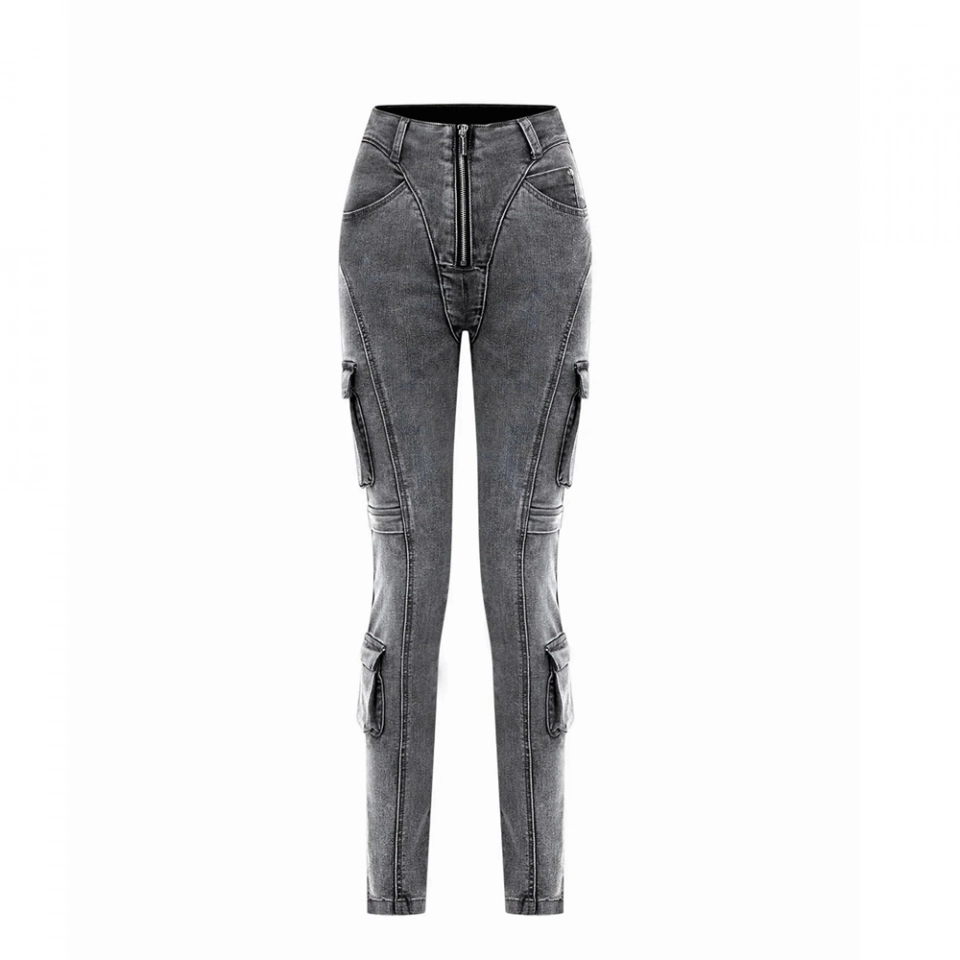 Women's Super Stretch Cargo Jeans (2)