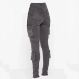 Women's Super Stretch Cargo Jeans (3)