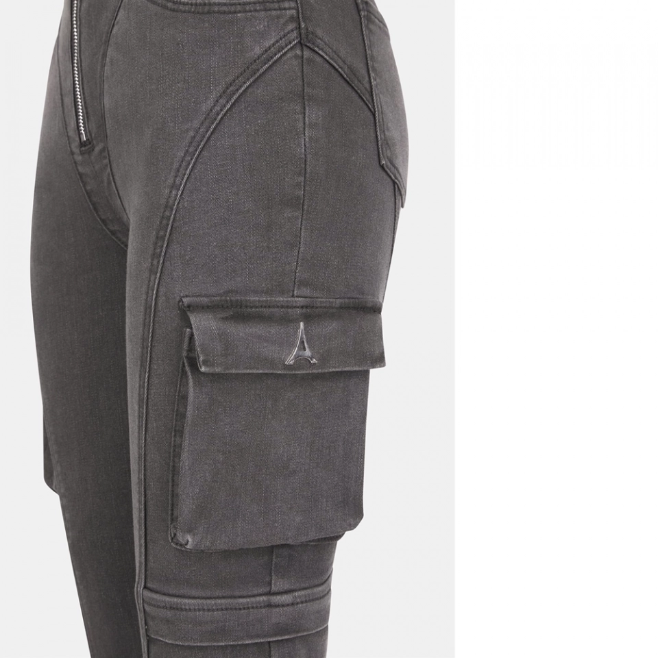 Women's Super Stretch Cargo Jeans (4)