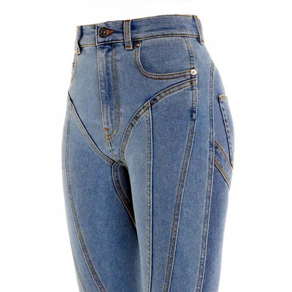 Women's Super Stretch Denim Skinny Jeans (4)