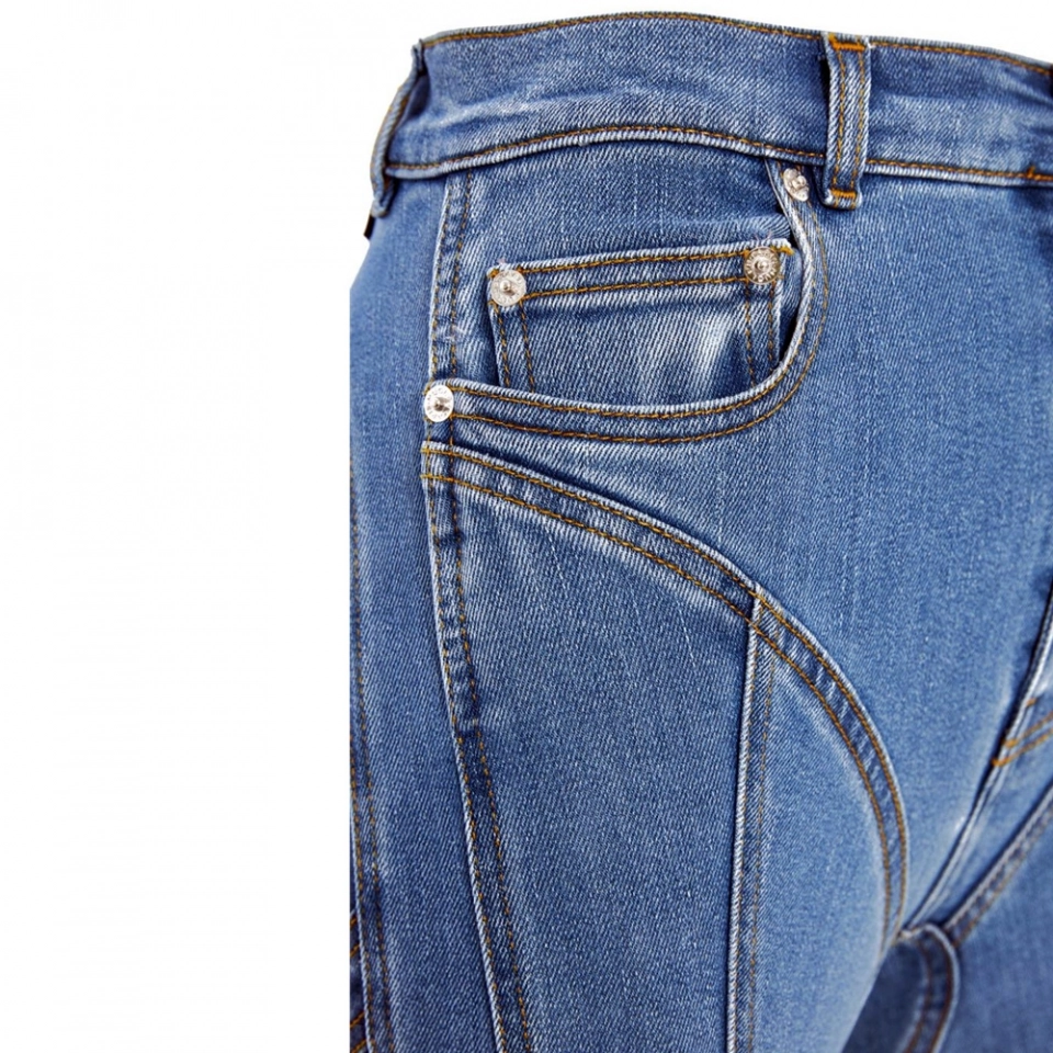 Women's Super Stretch Denim Skinny Jeans (5)