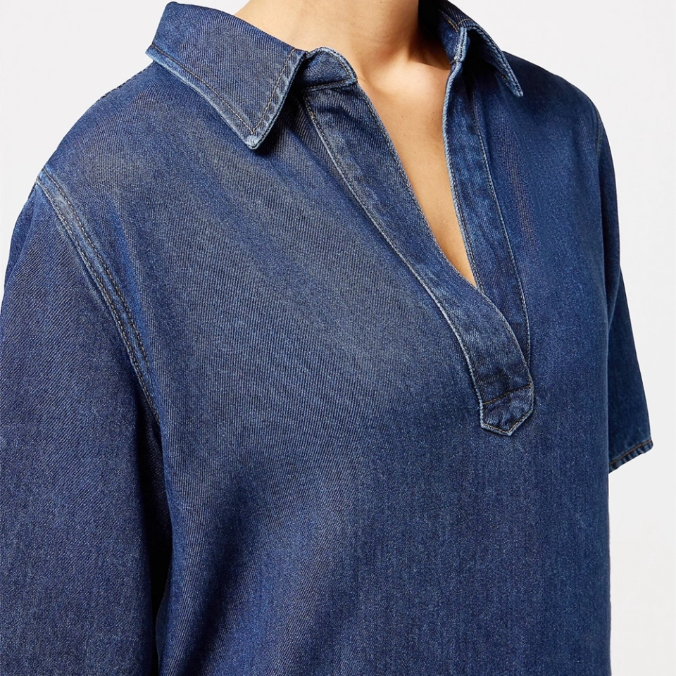 Women's Tencel Denim Dress (4)