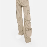 Women's Twill Cargo Pants (2)