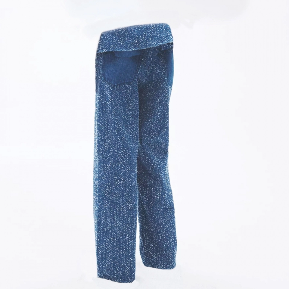 Women's Woven sequin jeans (3)