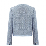 Woven shape denim jacket (2)