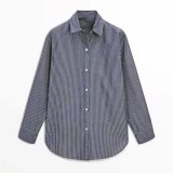 Yarn-dyed denim shirt For women's
